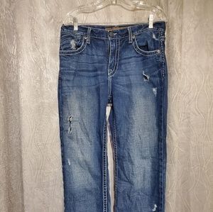 Mens BKE 34x32 Distressed Jean's